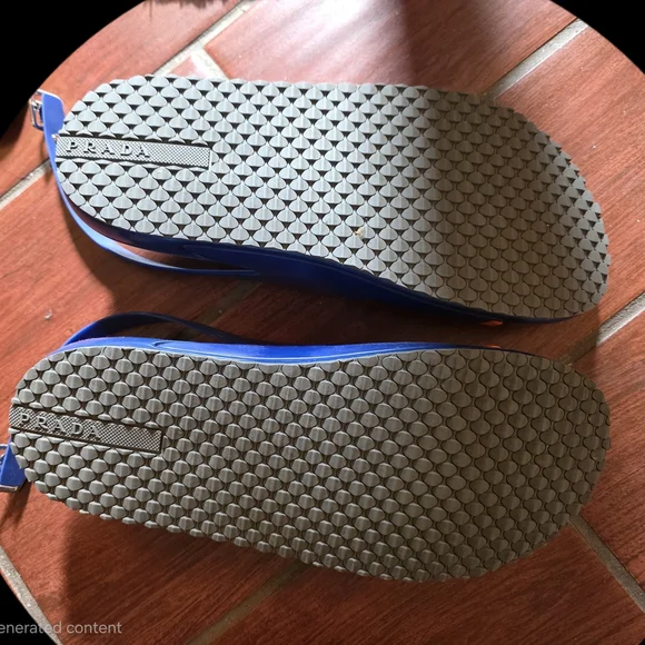 Prada Blue and Orange Sandals - Picture 5 of 5